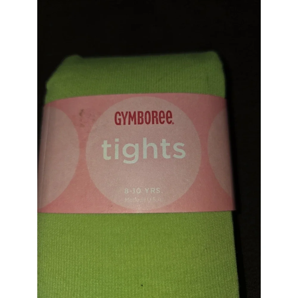 Gymboree cowgirls at heart green tights size 8 10 nwt